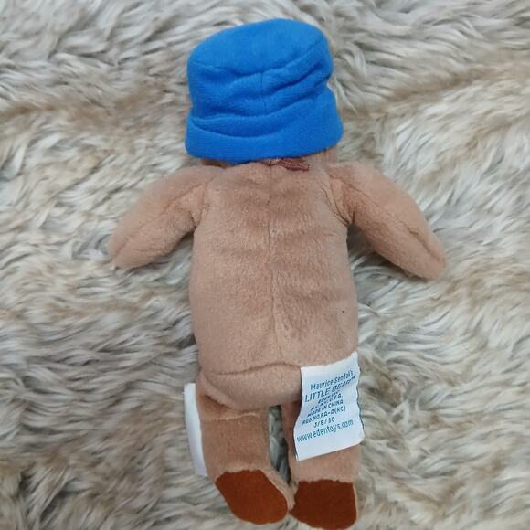 Vintage EDEN Maurice Sendak Little Bear Bean Bag 8" Stuffed Plush 2000 RARE - Picture 4 of 7